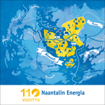 Naantalin Energian 110-vuotishistoriikin kansikuva