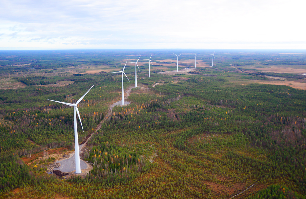 Energiaa tuotetaan yhä enemmän päästöttömistä lähteistä