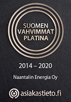 Suomen Vahvimmat platina 2014-2020 Naantalin Energia Oy - Asiakastieto.fi