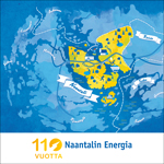 Naantalin Energian 110-vuotishistoriikin kansikuva
